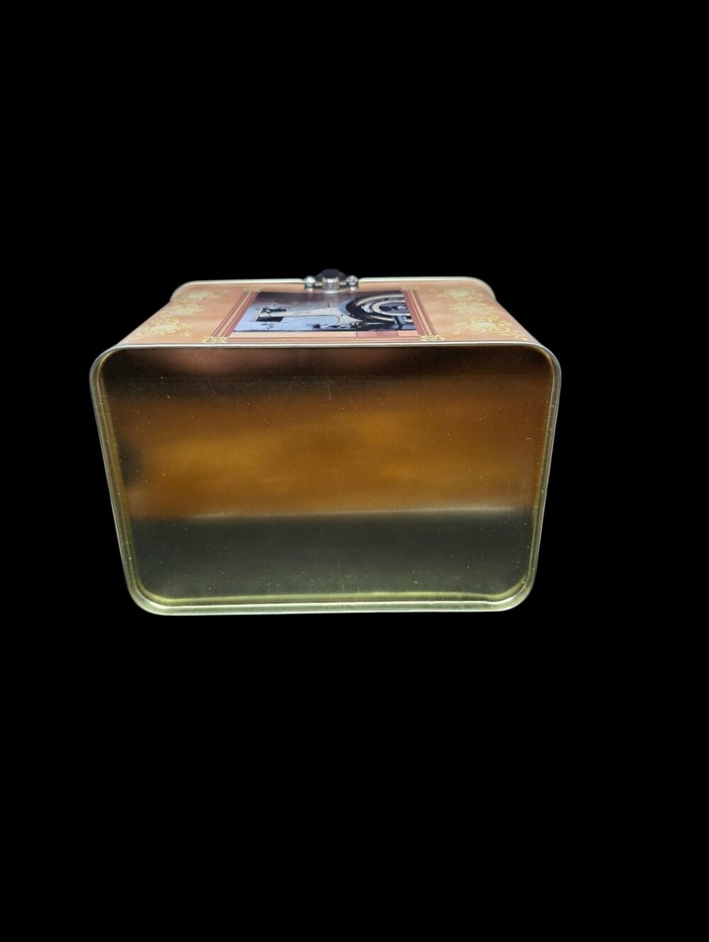 Vintage Singer Sewing Machine Tin Box with Yellow Handle - Picture 5 of 12